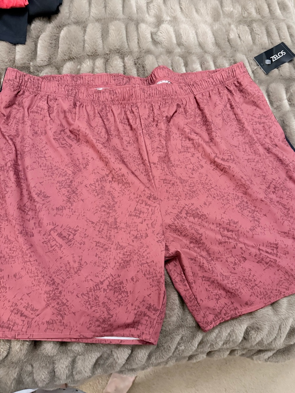 ZELOS Big & Tall 2X Elastic Waist Shorts